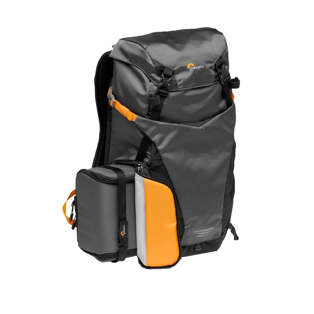 Lowepro PhotoSport BP 24L AW III Photo Backpack (Gray/Black) - Image 4
