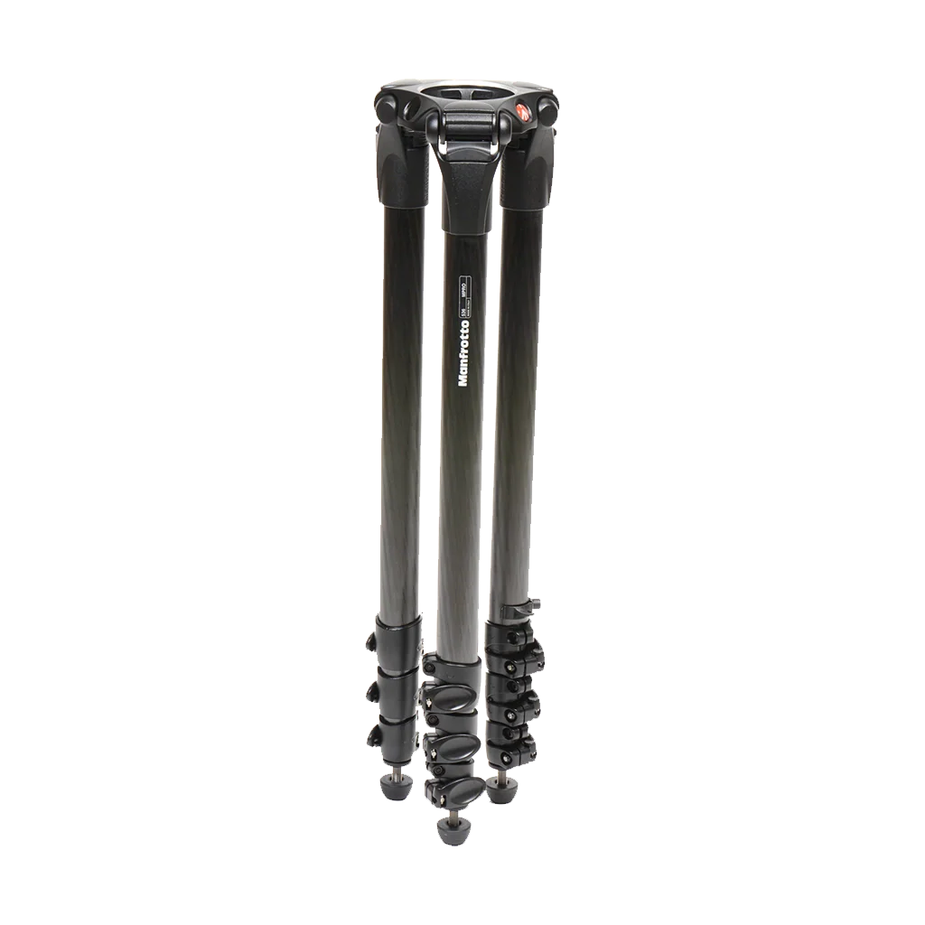 Manfrotto 536 MPRO Carbon Fiber 3-Stage Video Tripod - Image 2