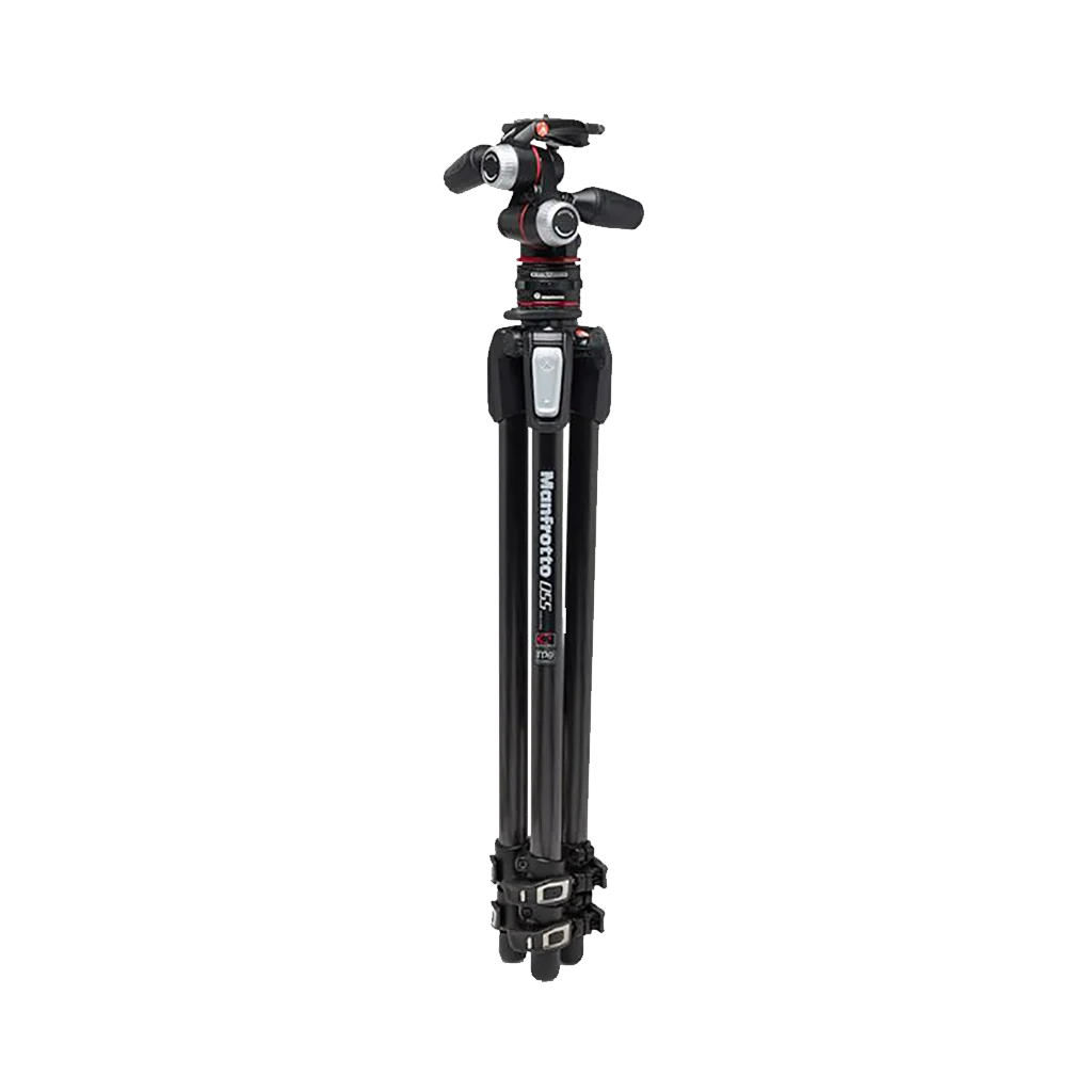 Manfrotto MK055CXPRO33WQR 055 Carbon Fibre 3-Section Kit with XPRO 3-Way Head and MOVE Quick Release - Image 2