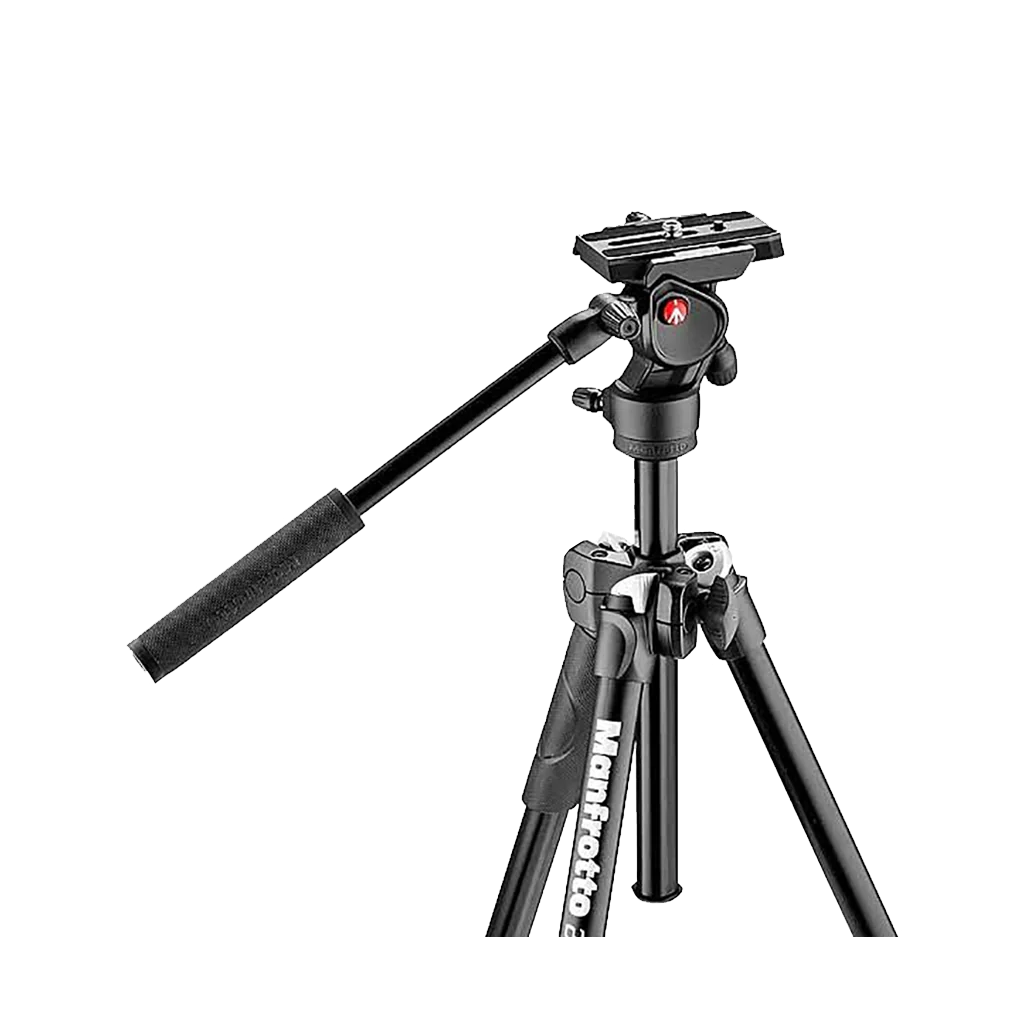 Manfrotto MK290LTA3-V 3-Section Light Aluminium Tripod with Befree Live Video Head - Image 3