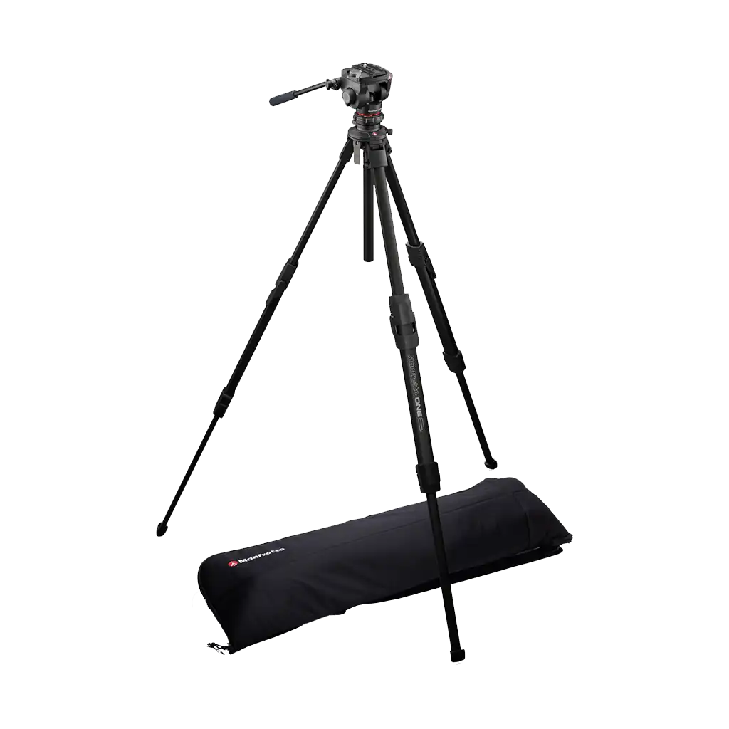 Manfrotto ONE Hybrid Aluminium Tripod with 500X Fluid Head - Image 2