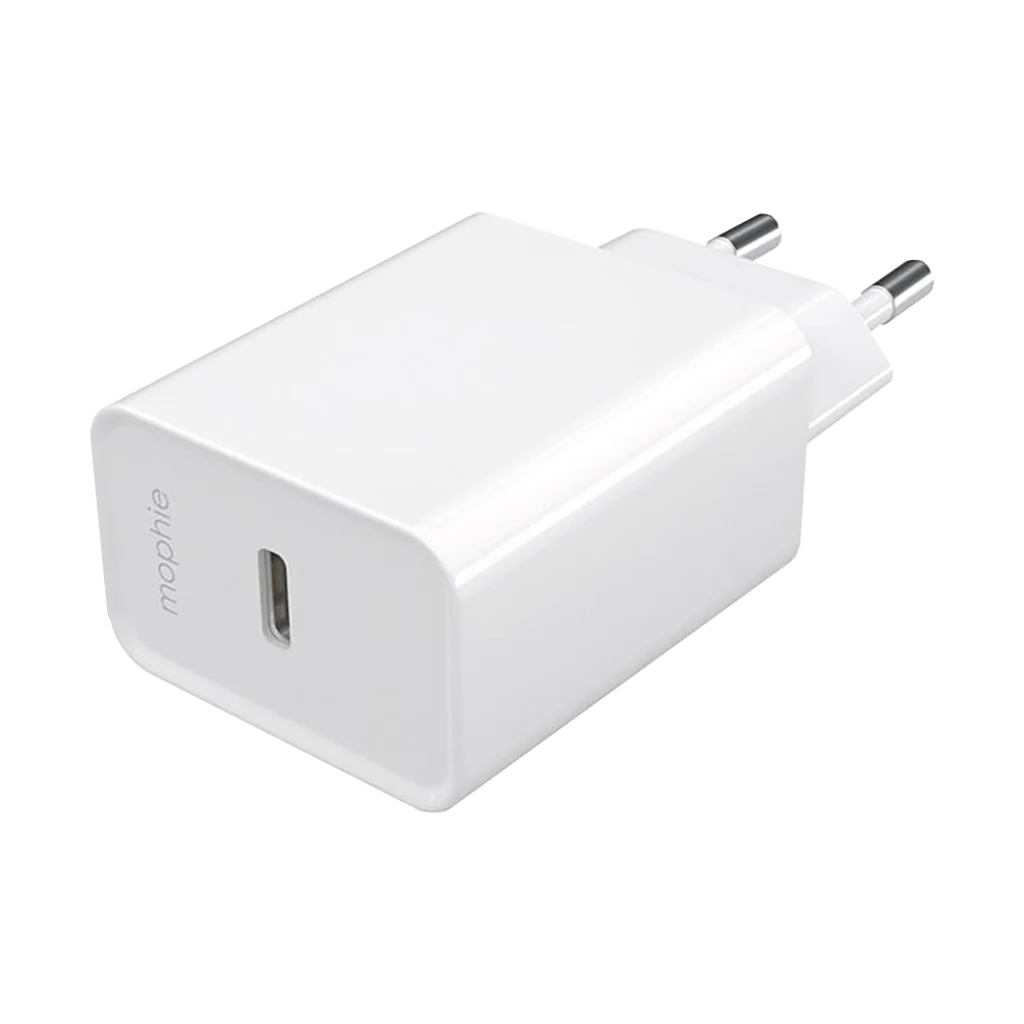 Mophie Essentials 20W USB-C PD Wall Adapter (White)