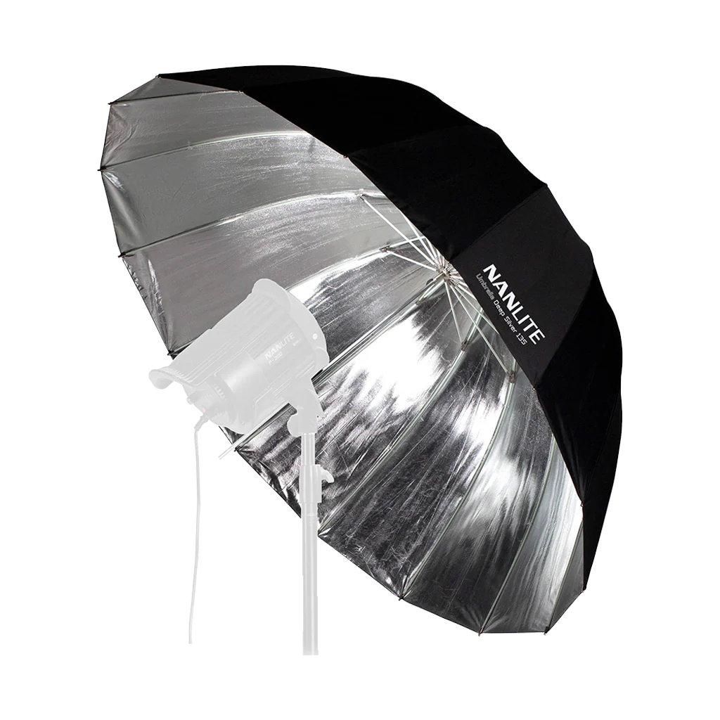 Nanlite Deep Umbrella 135 (Silver, 153cm)