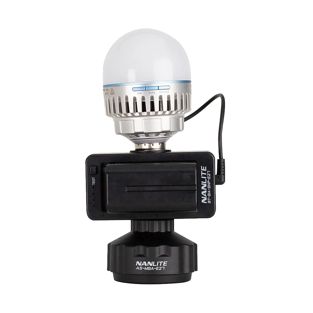 Nanlite E27 Magnetic Mount with Power Cable for PavoBulb 10C