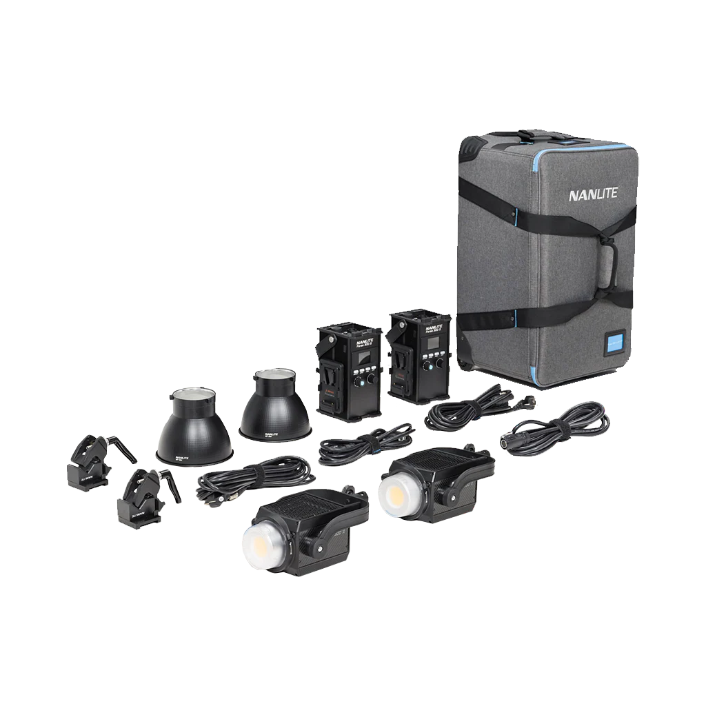 Nanlite Forza 300 II Daylight LED Monolight (Travel 2-Light Kit)