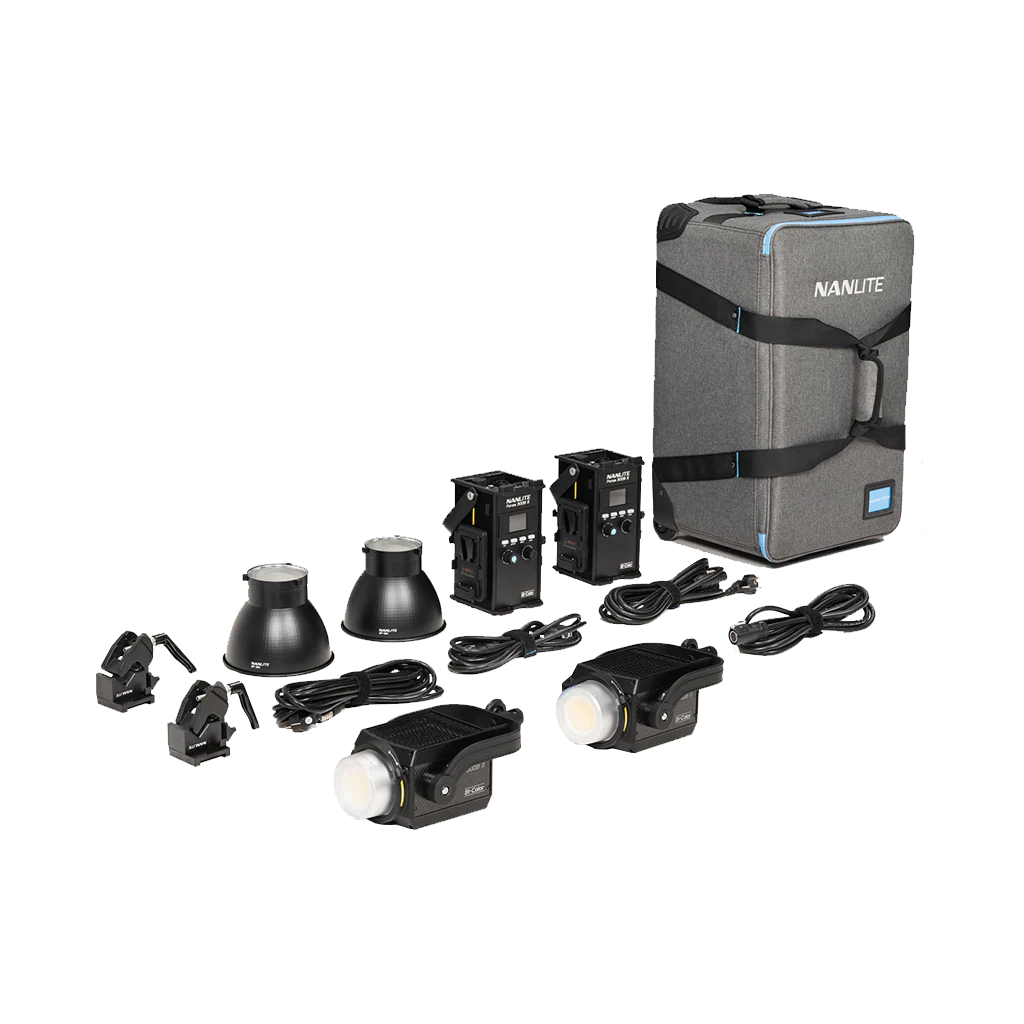Nanlite Forza 300B II Bi-Color LED Monolight (Travel 2-Light Kit)