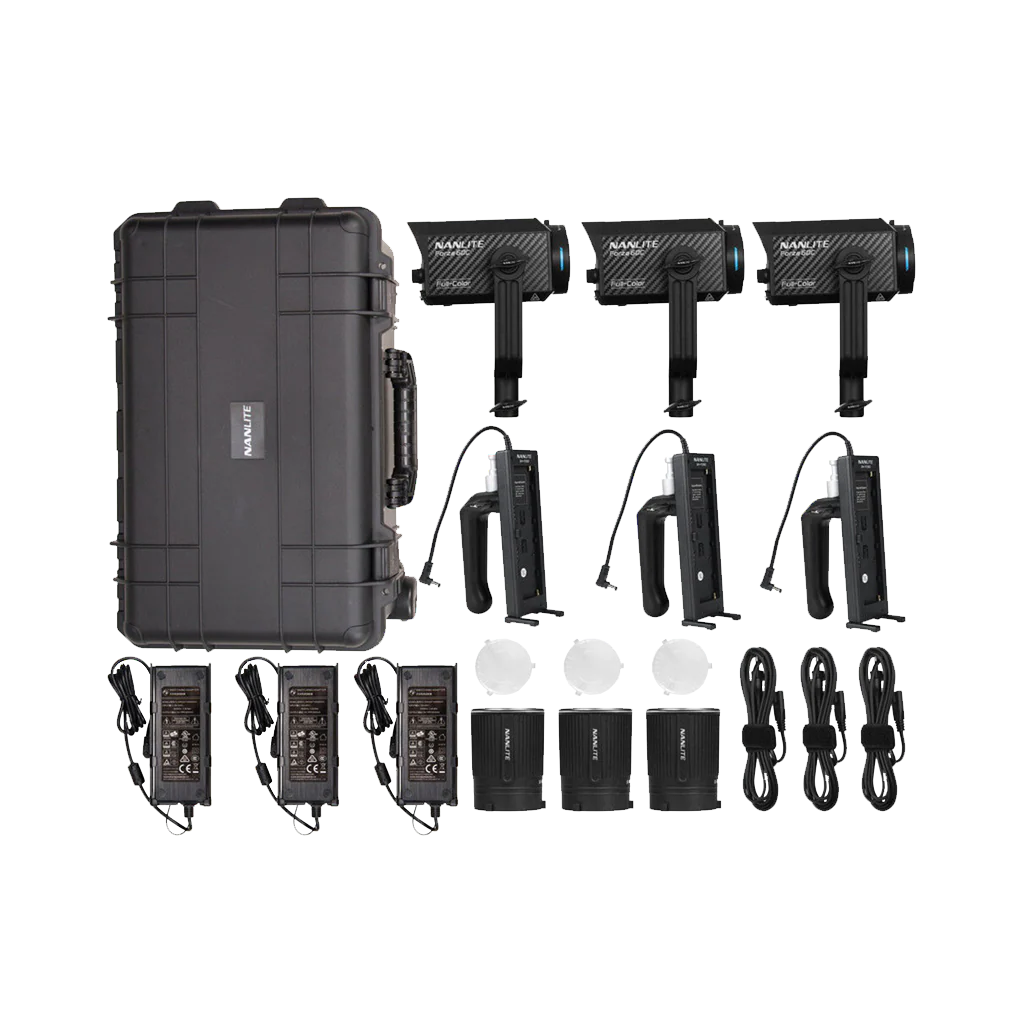 Nanlite Forza 60C RGB LED Monolight (3-Light Kit)