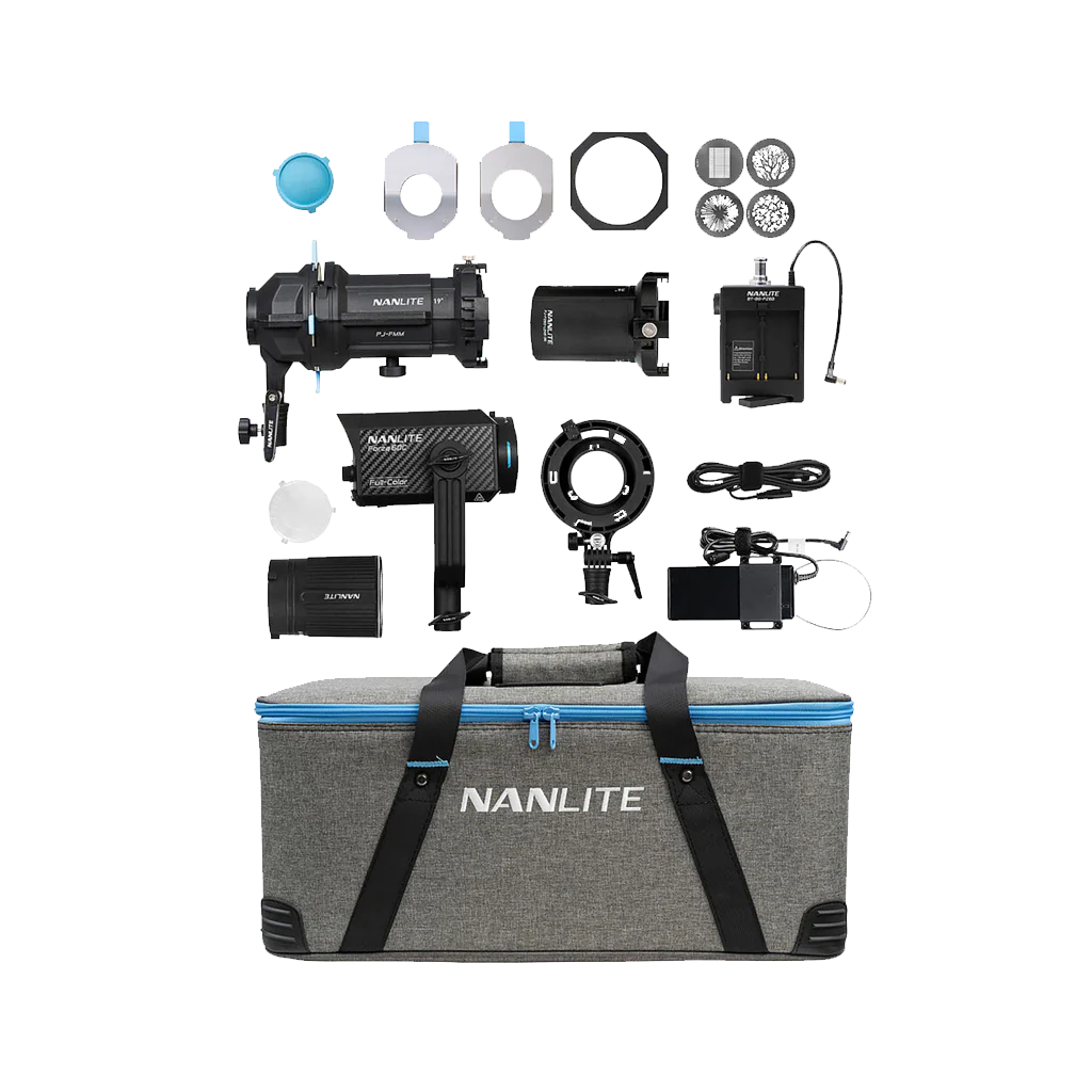 Nanlite Forza 60C RGB LED Monolight (Projection Attachment Kit) - Image 2