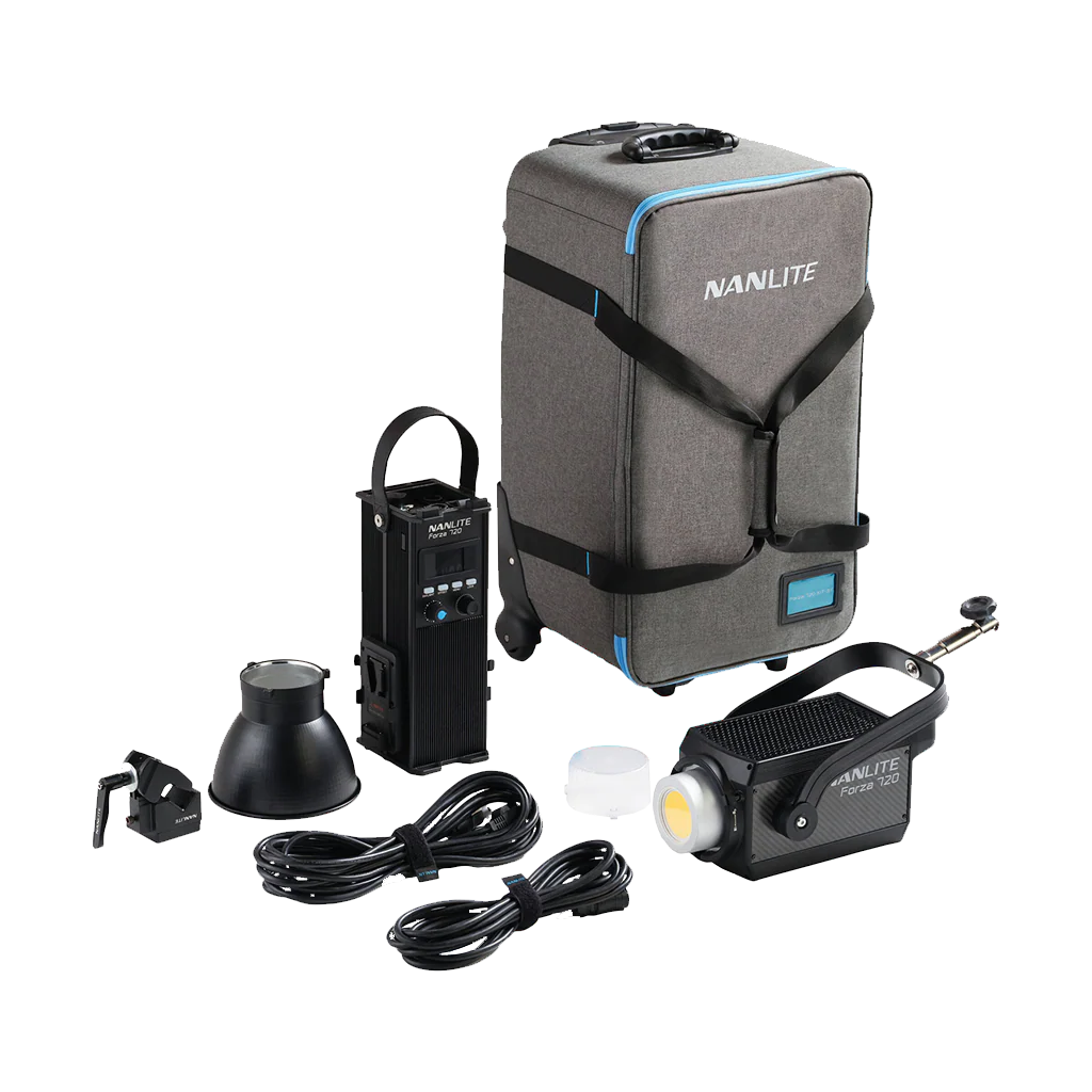 Nanlite Forza 720 Daylight LED Monolight with Rolling Case - Image 5