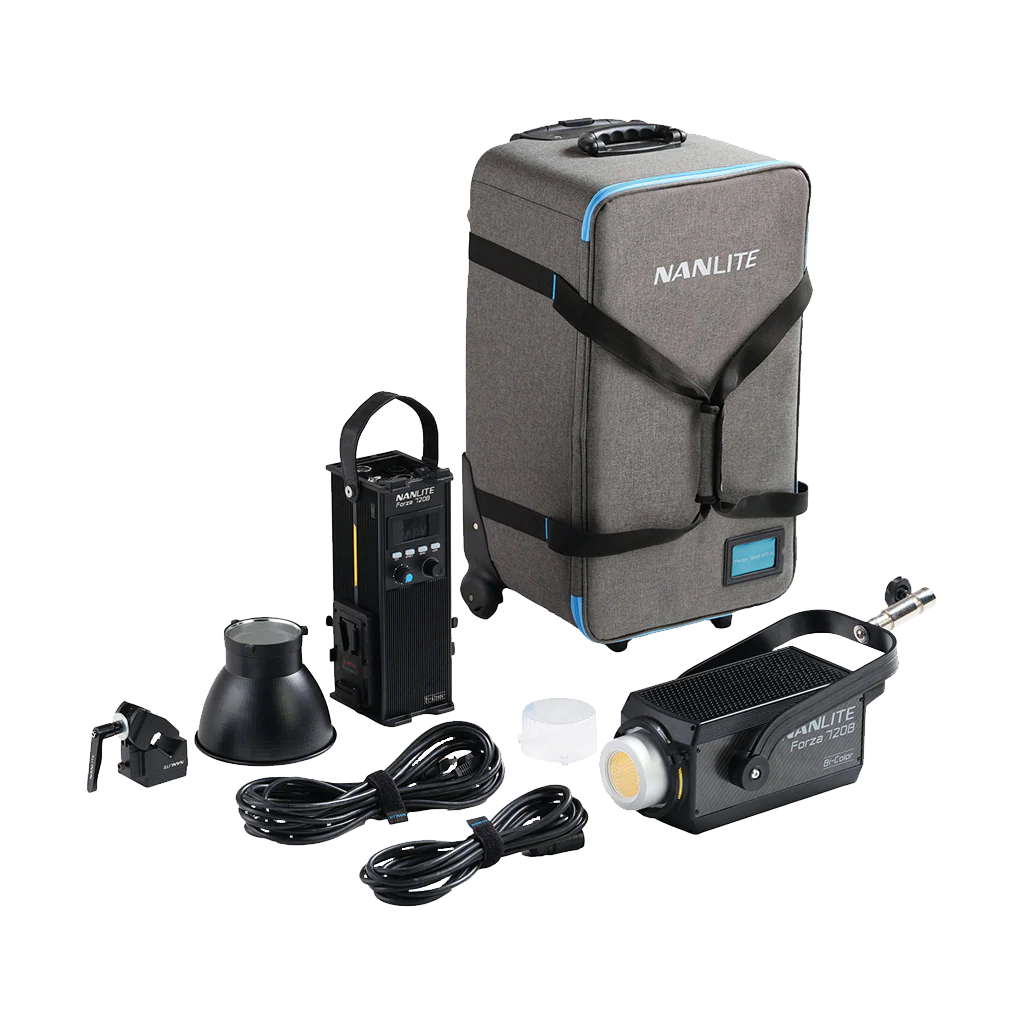 Nanlite Forza 720B Bi-Color LED Monolight with Rolling Case - Image 5