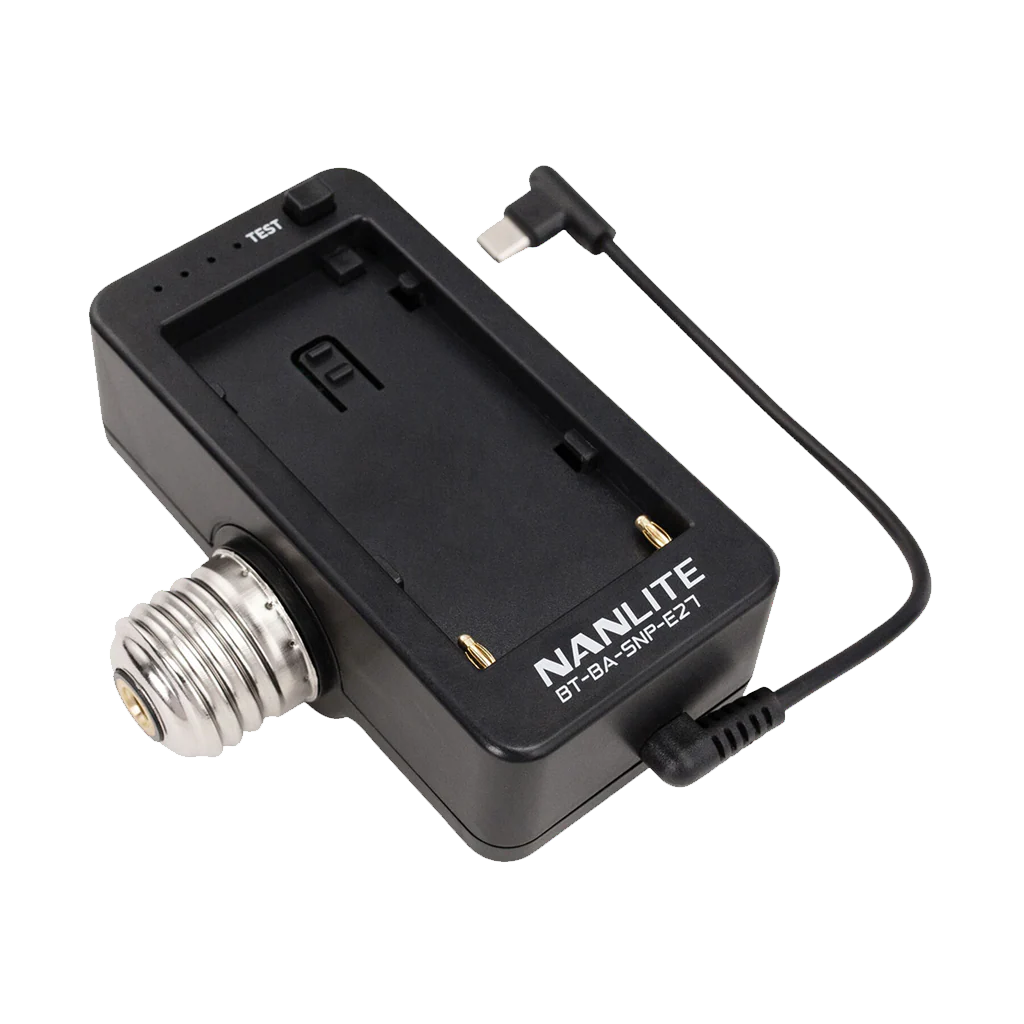 Nanlite NP-F Battery Adapter and Mount for PavoBulb 10C