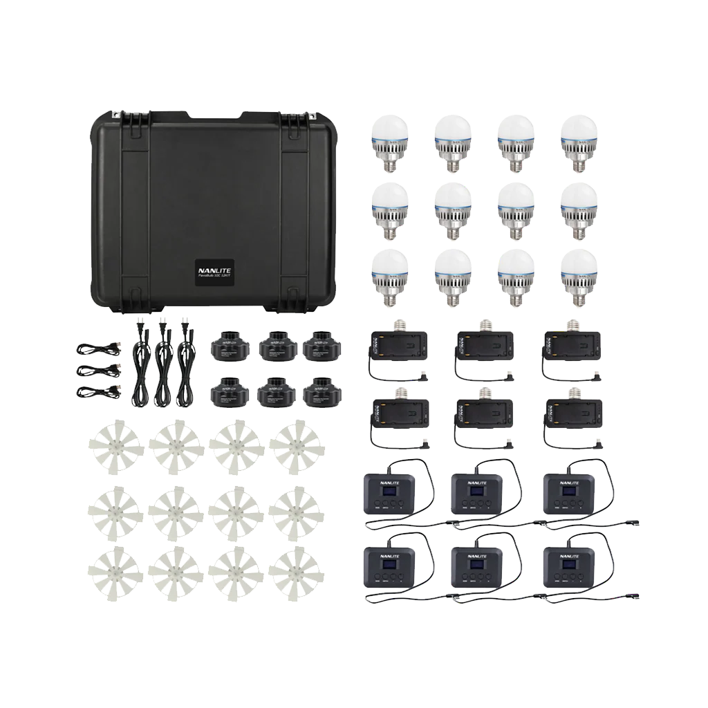Nanlite PavoBulb 10C Bi-Color RGBWW LED Bulb (12 Light Kit)