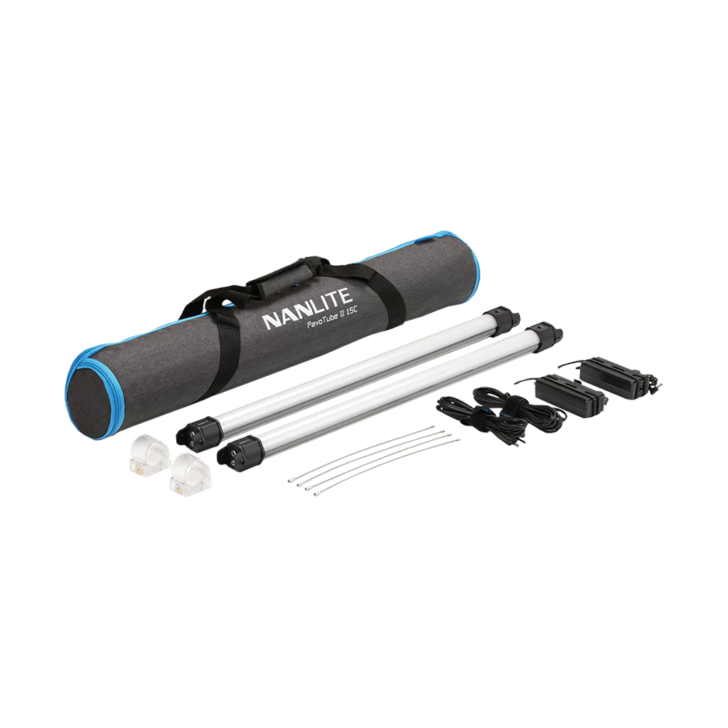 Nanlite PavoTube II 15C RGB LED Tube Light (60cm, 2-Light Kit)