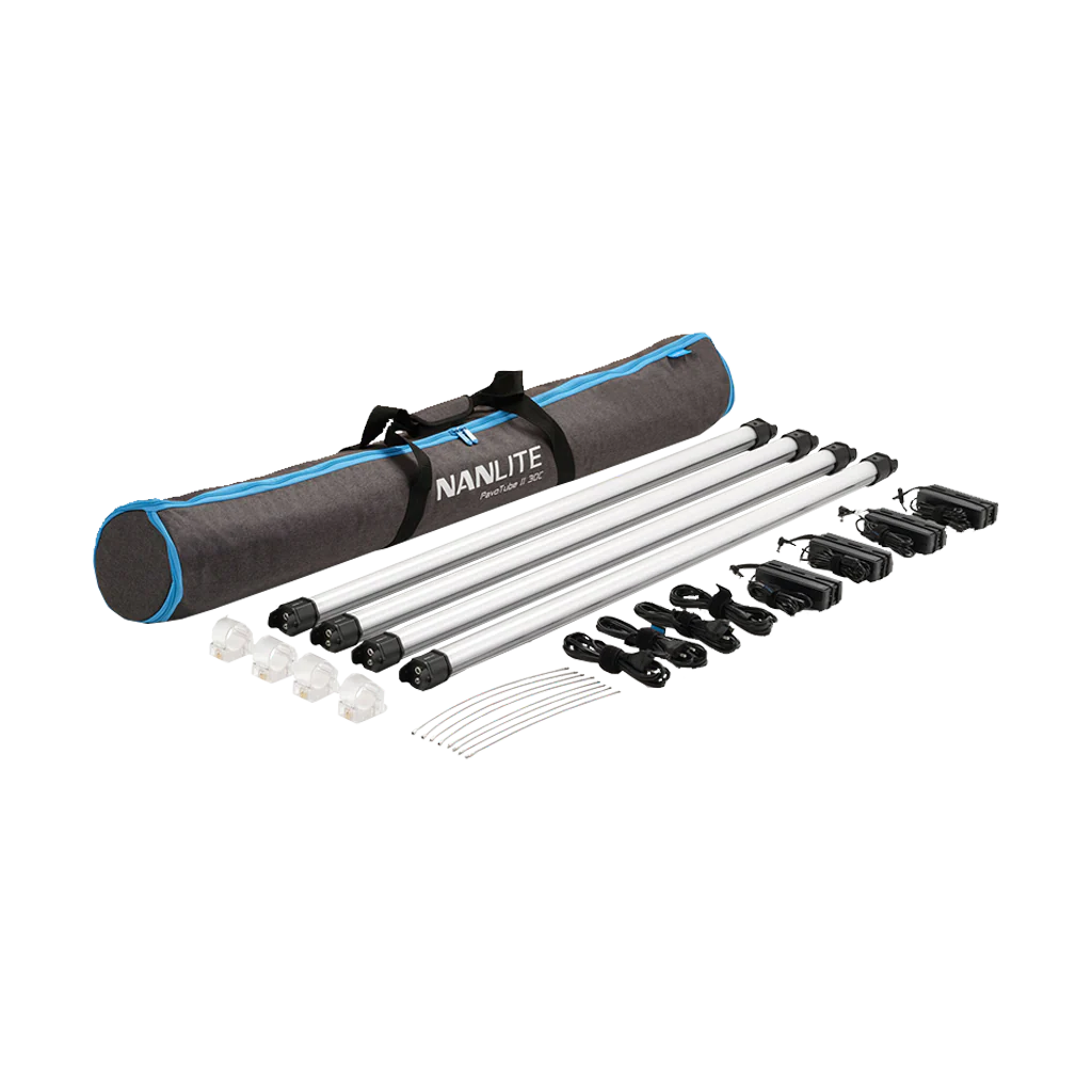 Nanlite PavoTube II 30C RGB LED Tube Light (120cm, 4-Light Kit)