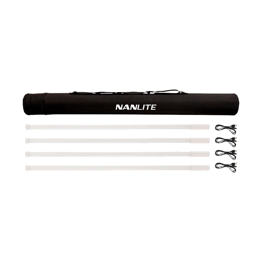 Nanlite PavoTube T8-7X RGB LED Pixel Tube Light (90cm, 4-Light Kit)