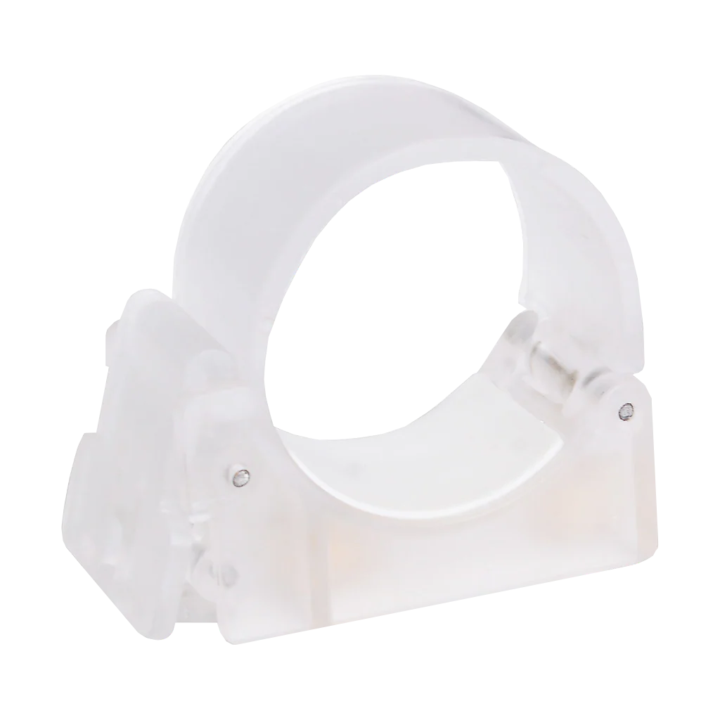 Nanlite PavoTube Transparent Polycarbonate Clip with Two 1/4"-20 Receivers