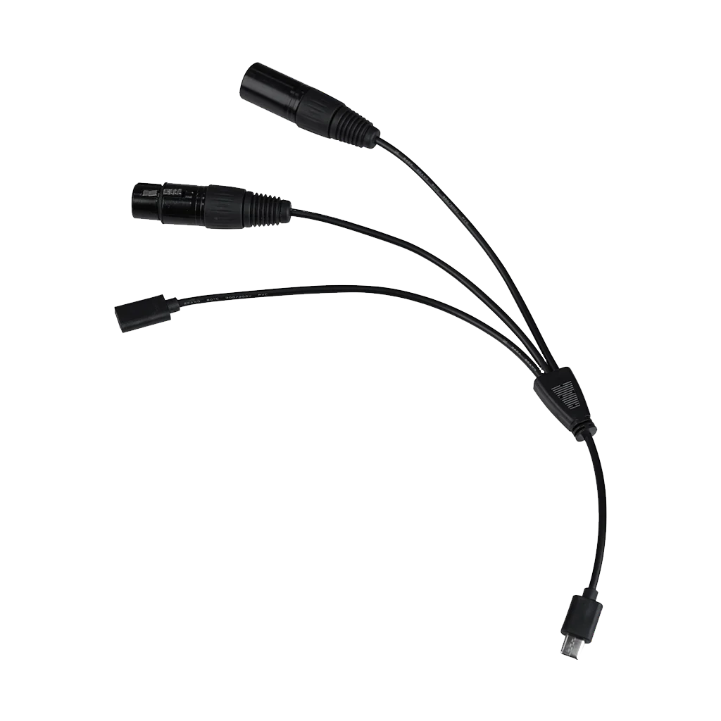 Nanlite USB Type-C to DMX Cable for PavoBulb and PixelTube (25cm)