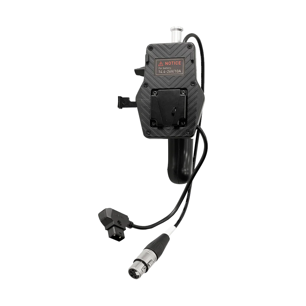 Nanlite V-Mount Battery Grip with 4-Pin XLR Connector for Forza LED Lights