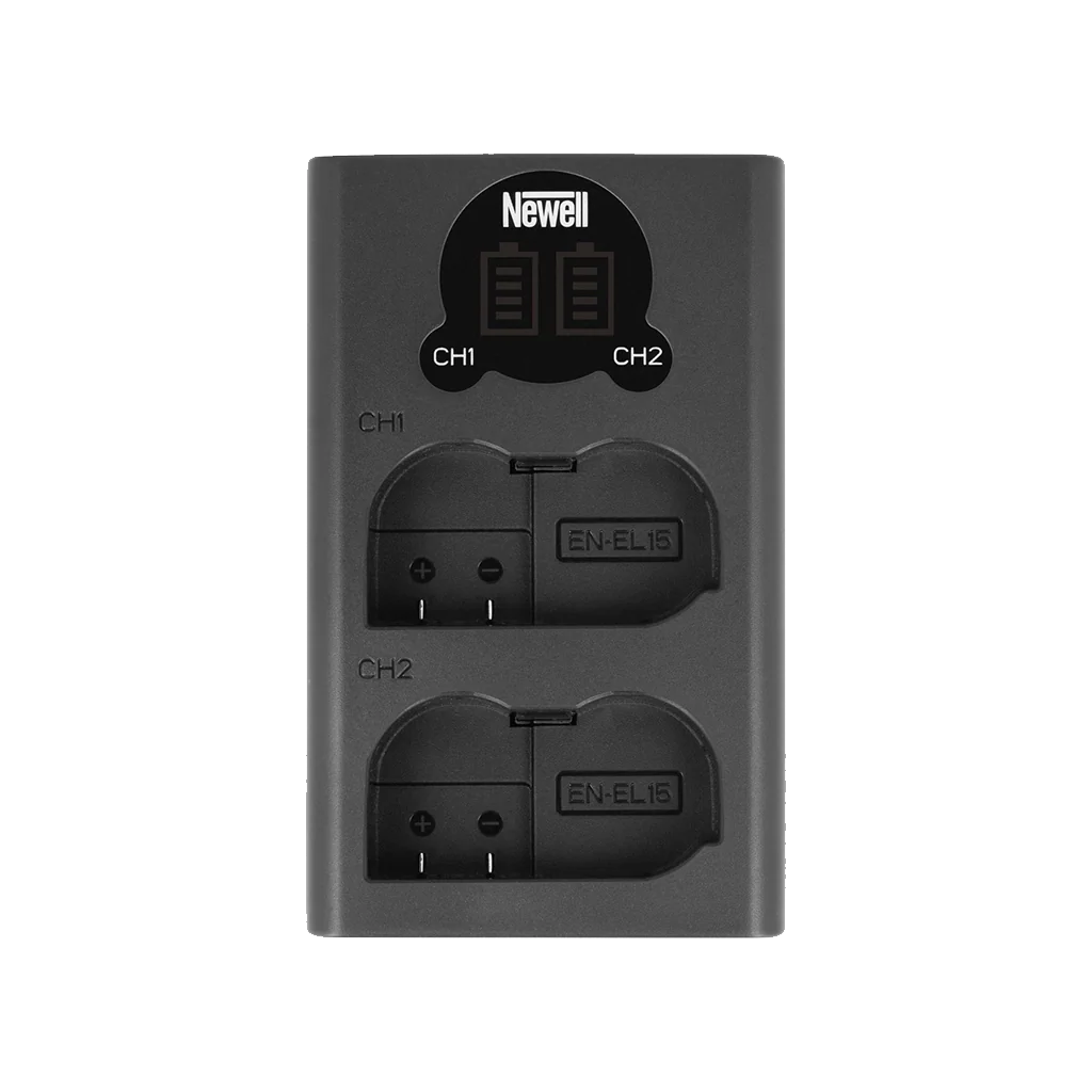 Newell DC-LCD Dual-Channel Battery Charger for Nikon EN-EL15