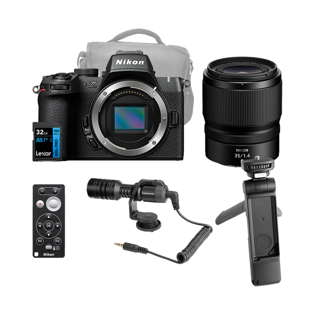 Nikon Z50 II Mirrorless Digital Camera with 35mm Lens Vlogger Kit
