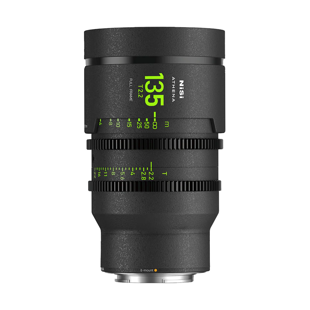 NiSi ATHENA PRIME 135mm T2.2 Full-Frame Lens (E Mount, No Drop-In Filter)