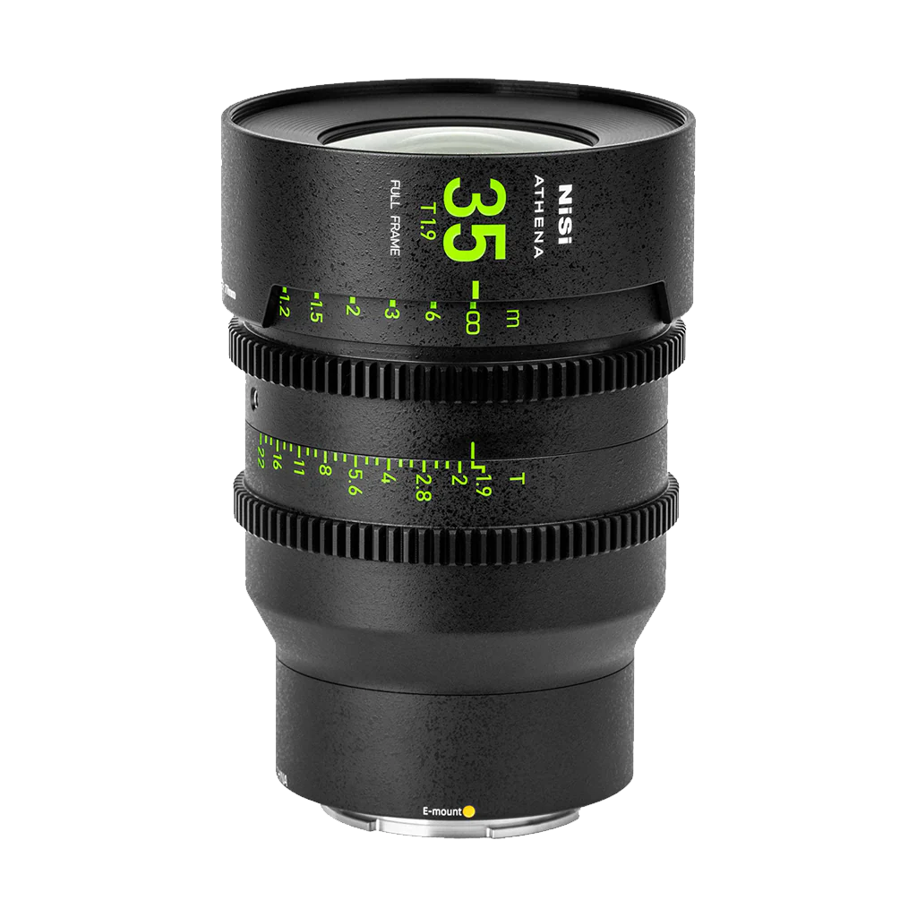 NiSi ATHENA PRIME 35mm T1.9 Full-Frame Lens (E Mount, No Drop-In Filter)