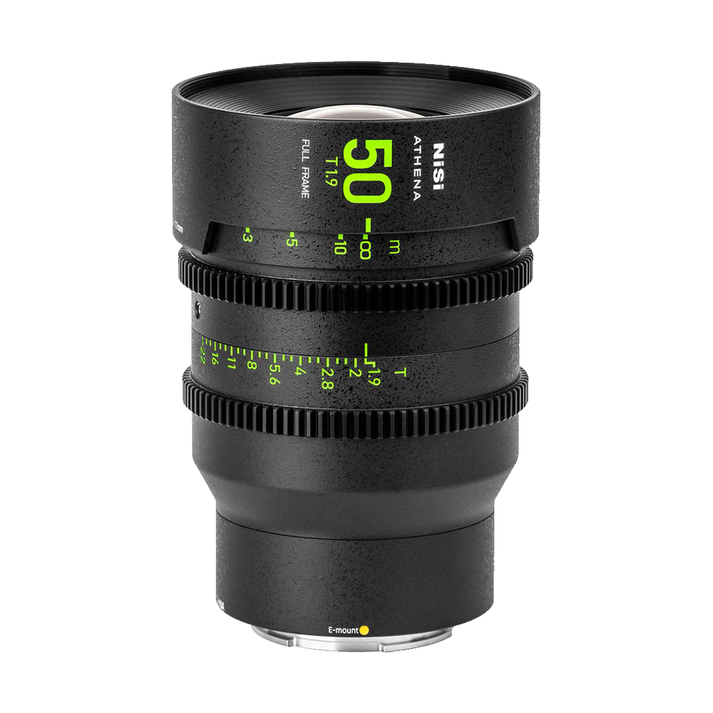 NiSi ATHENA PRIME 50mm T1.9 Full-Frame Lens (E Mount, No Drop-In Filter)