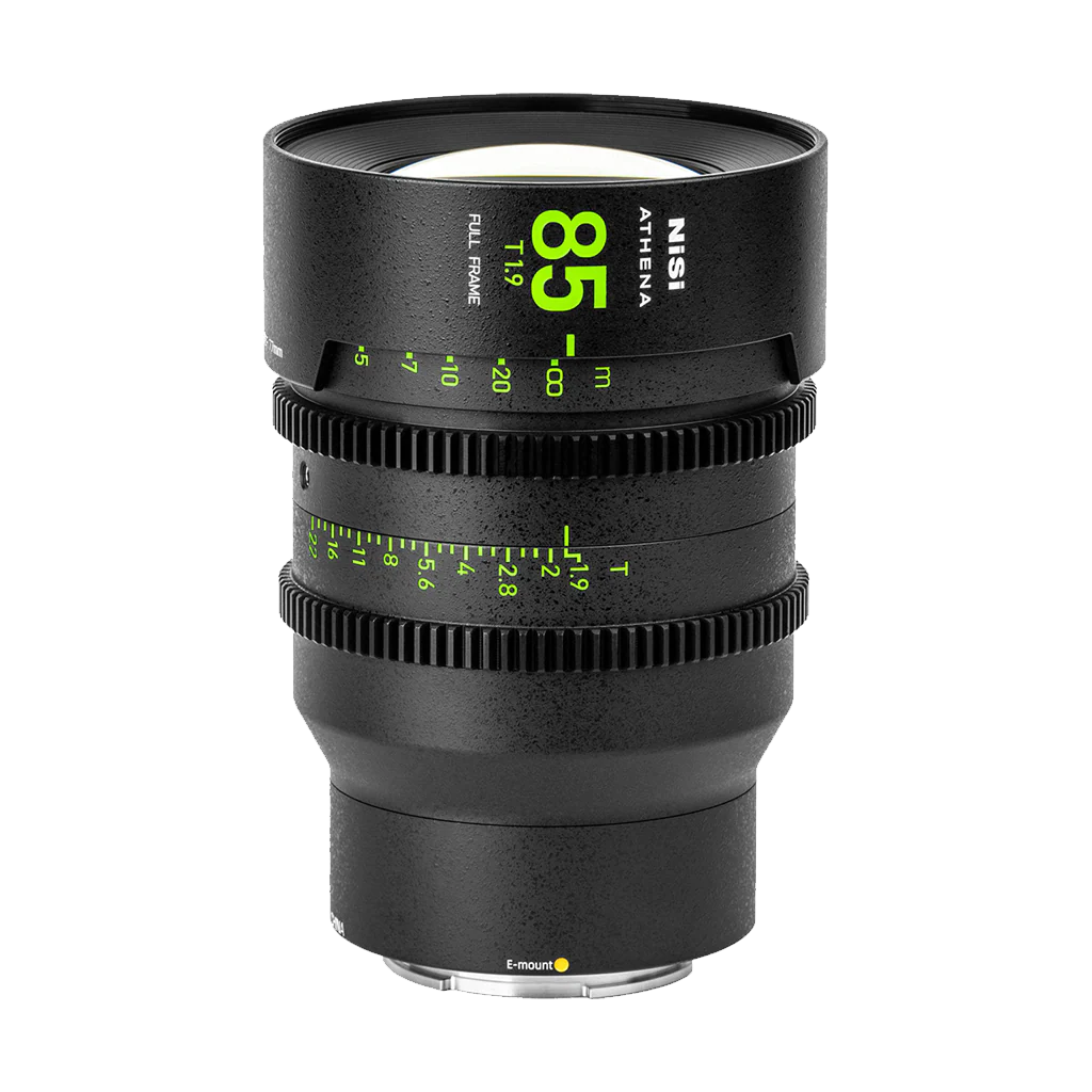 NiSi ATHENA PRIME 85mm T1.9 Full-Frame Lens (E Mount, No Drop-In Filter)