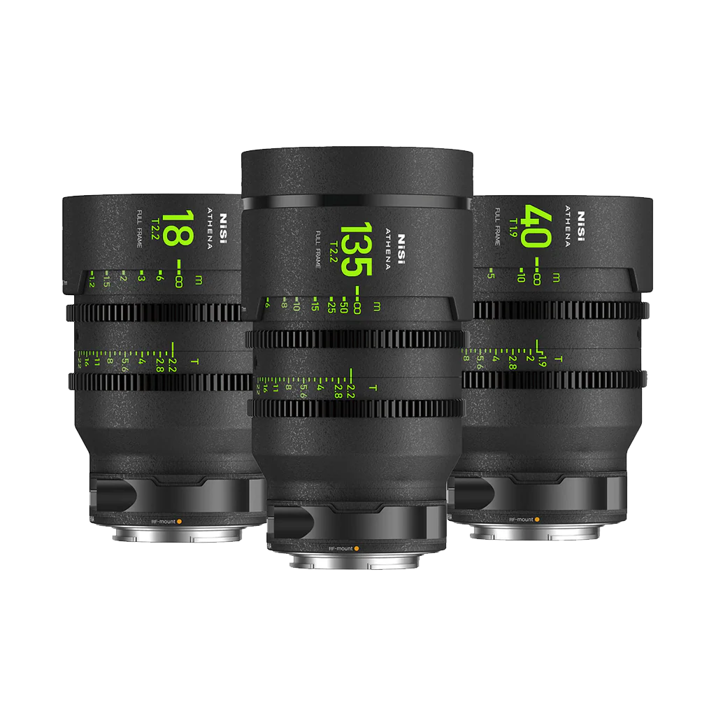 NiSi ATHENA PRIME T2.2/1.9 Full-Frame 3-Lens Add-On Kit (Canon RF)