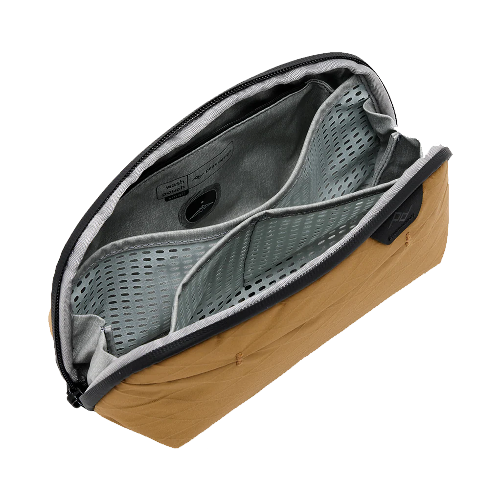 Peak Design Travel Wash Pouch Small Coyote (1L, X-Pac) - Image 2