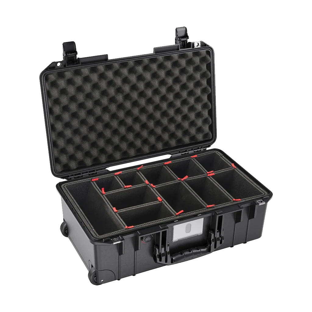 Pelican 1535 Air TP Wheeled Case with TrekPak Insert (Black) - Image 2