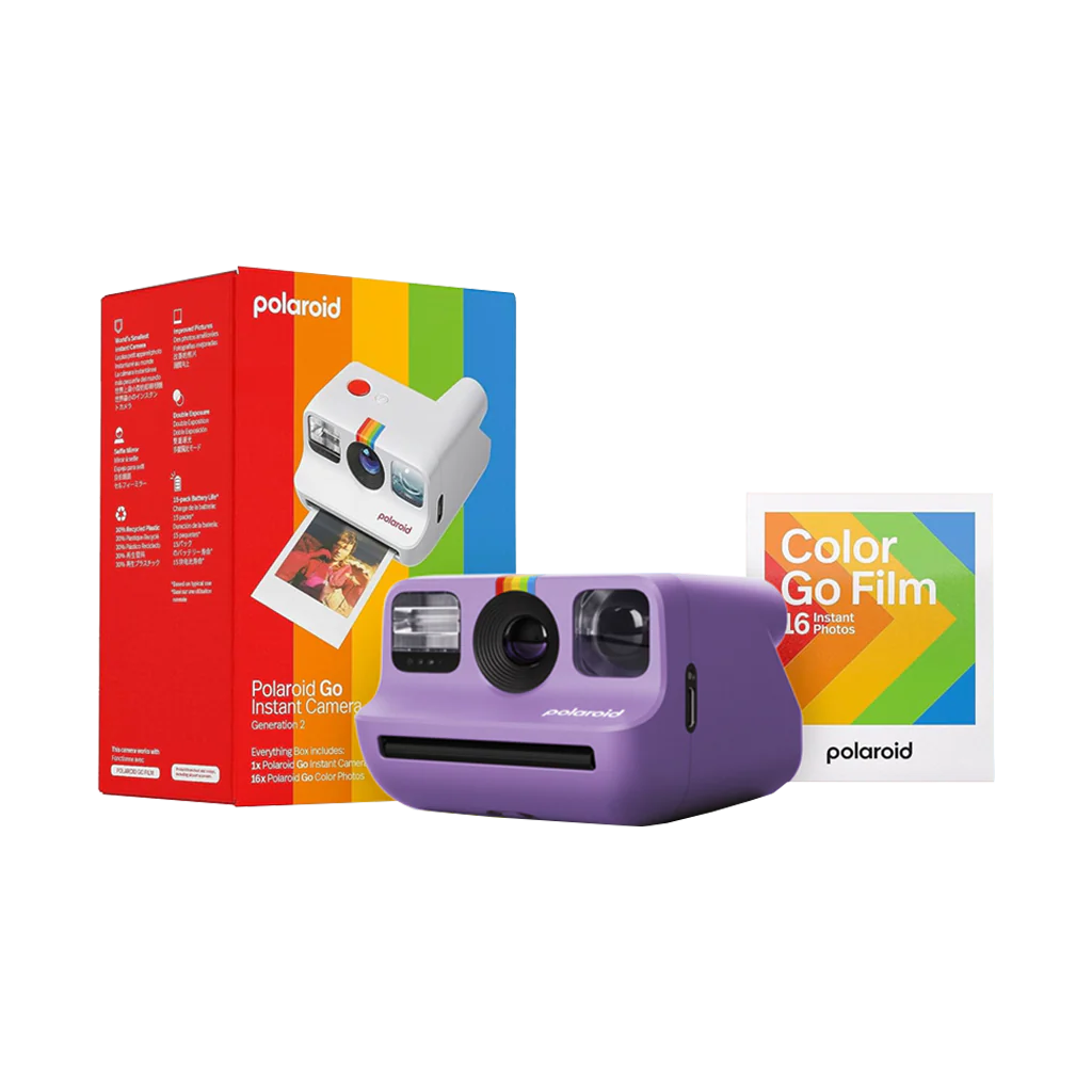 Polaroid Go Generation 2 Instant Film Camera Everything Box (Purple)