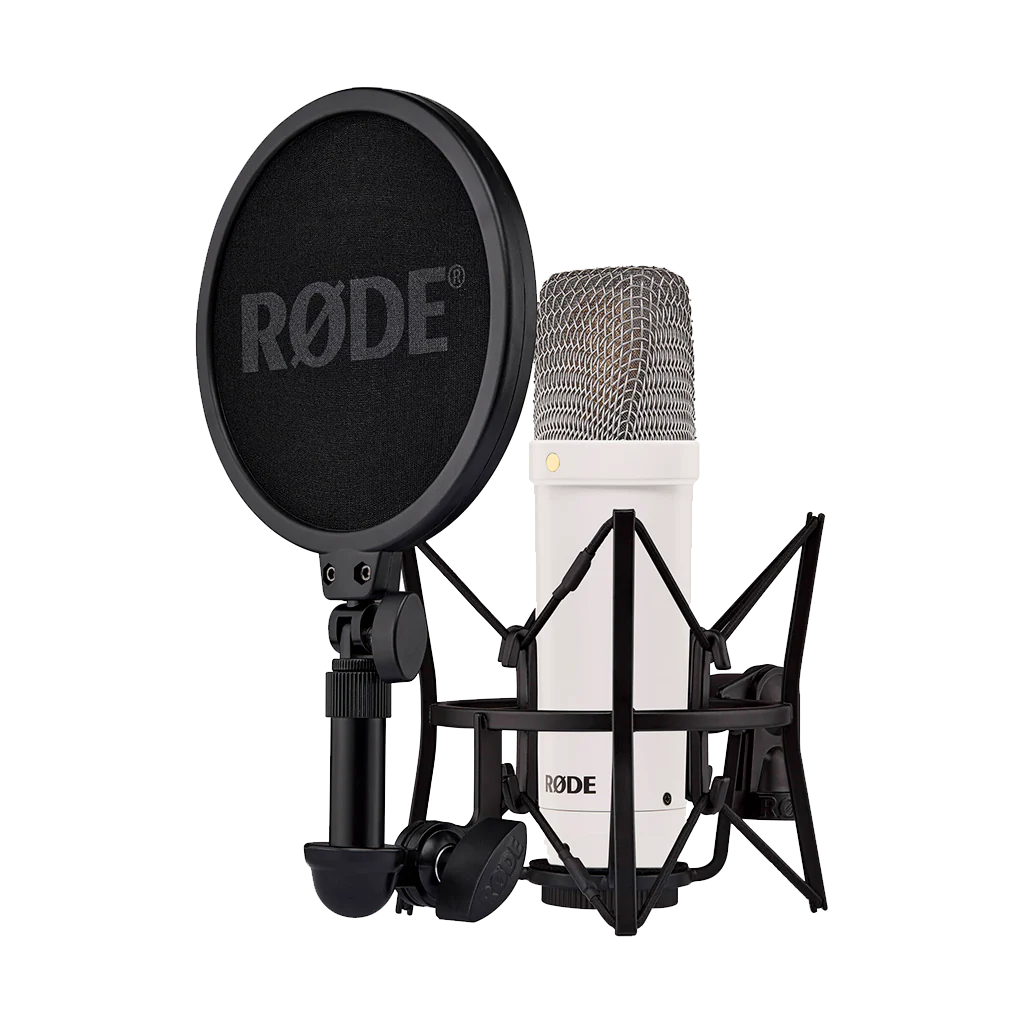 Rode NT1 Signature Series Large-Diaphragm Condenser Microphone (White)