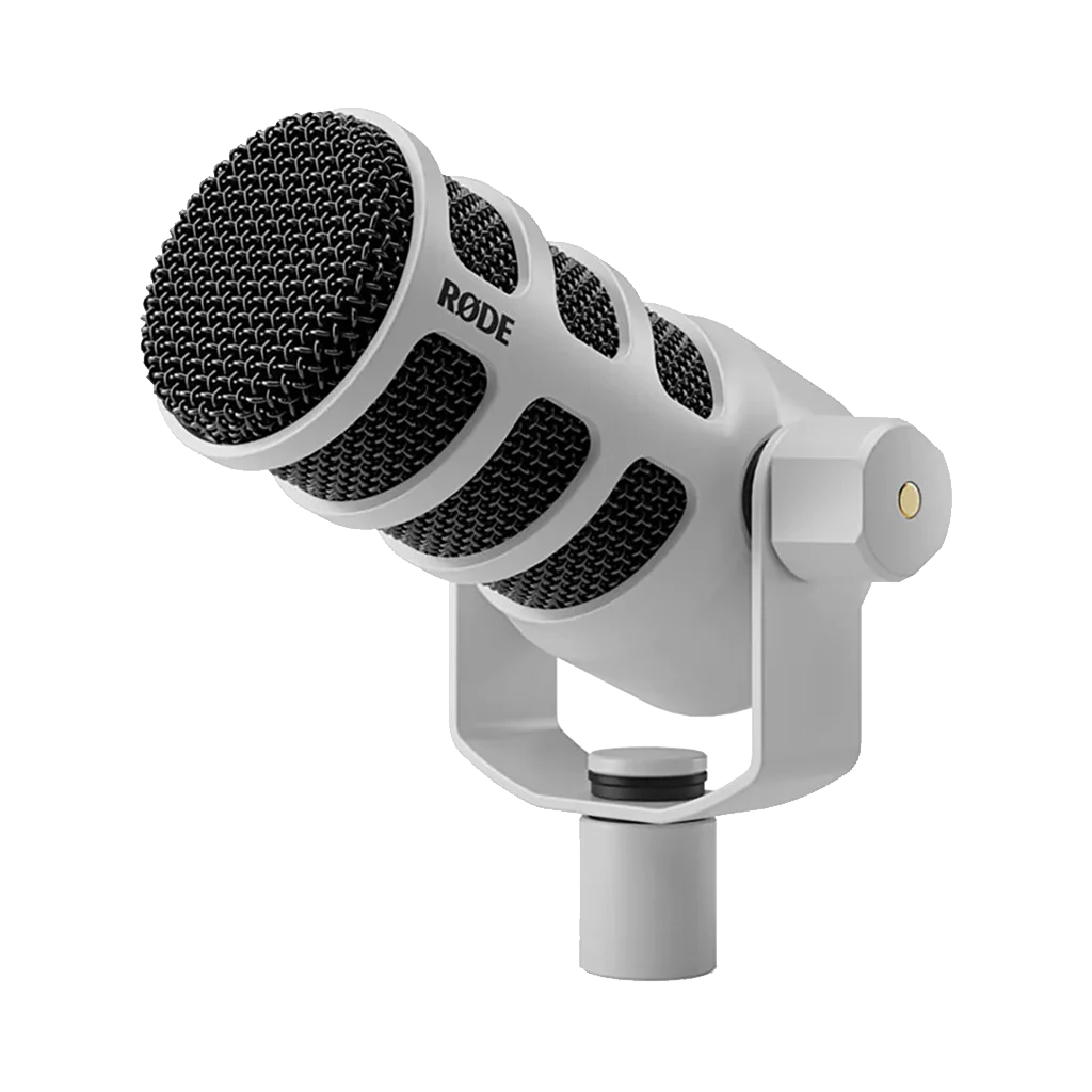 Rode PodMic Dynamic Podcasting Microphone (White)