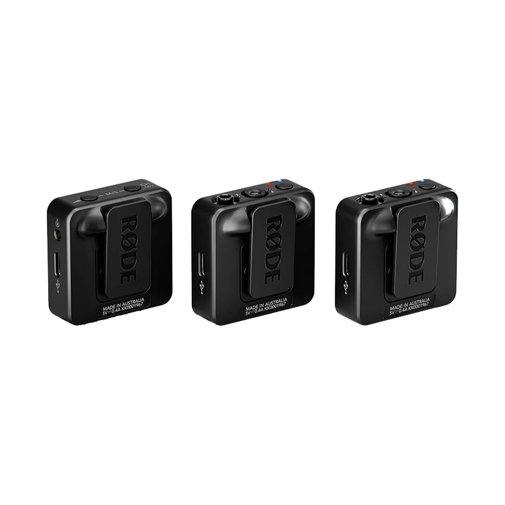 Rode Wireless GO (Gen 3) 2-Person Compact Digital Wireless Microphone System/Recorder (2.4 GHz, Black) - Image 3