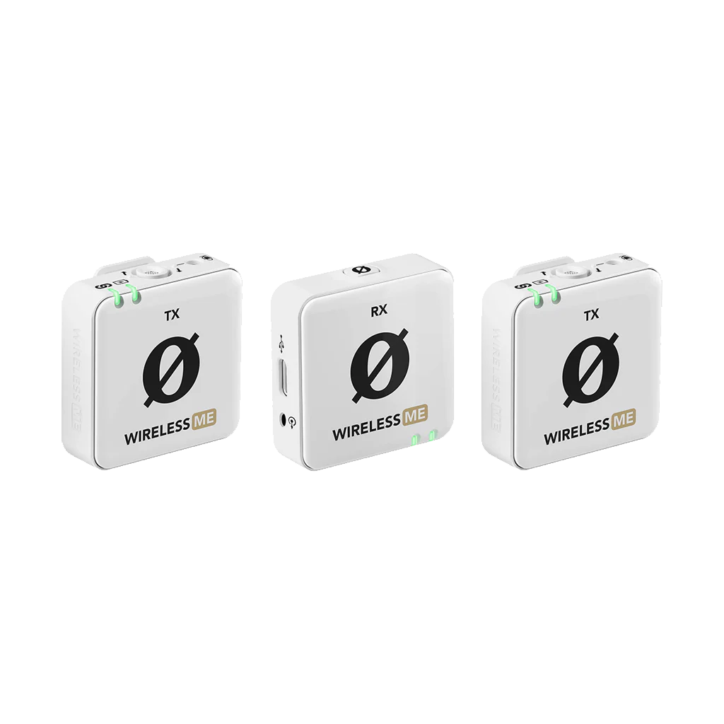 Rode Wireless ME Dual Compact Digital Wireless Microphone System (2.4 GHz, White)