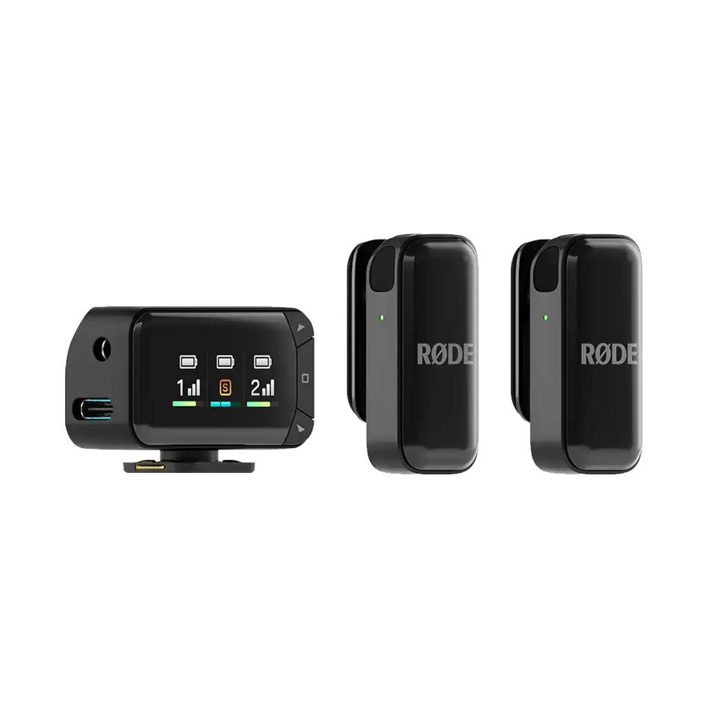 Rode Wireless Micro 2-Person Ultracompact Wireless Microphone Pro System for Cameras and Mobile Devices (2.4 GHz) - Image 2