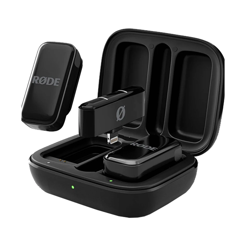 Rode Wireless Micro 2-Person Ultracompact Wireless Microphone System with Lightning Connector (2.4 GHz, Black)