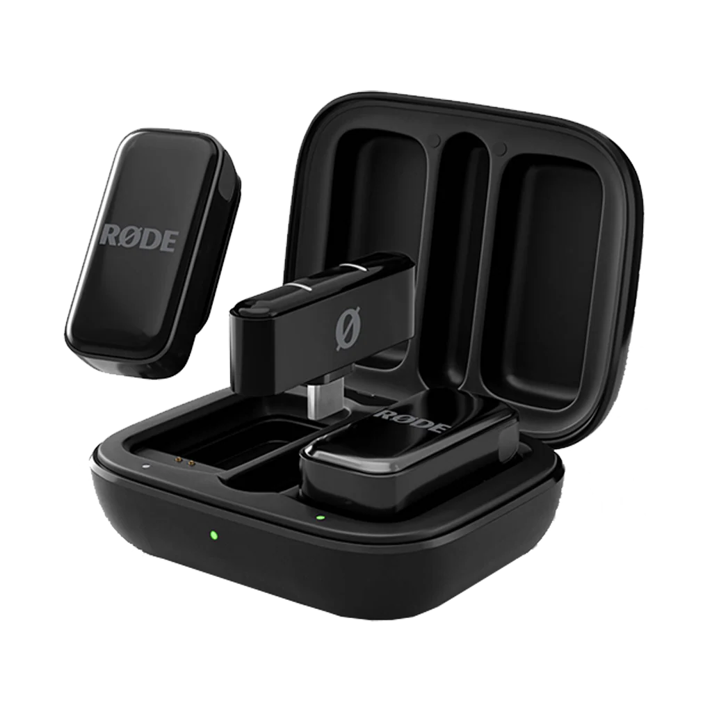 Rode Wireless Micro 2-Person Ultracompact Wireless Microphone System with USB-C Connector (2.4 GHz, Black)