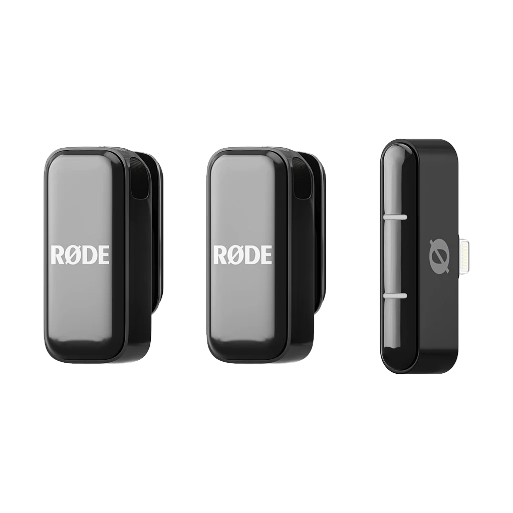 Rode Wireless Micro 2-Person Ultracompact Wireless Microphone System with USB-C Connector (2.4 GHz, Black) - Image 2