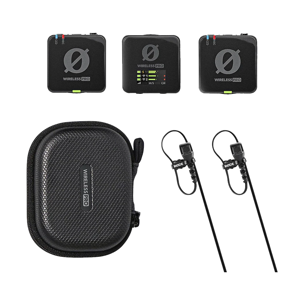 Rode Wireless PRO 2-Person Clip-On Wireless Microphone System/Recorder with Lavaliers