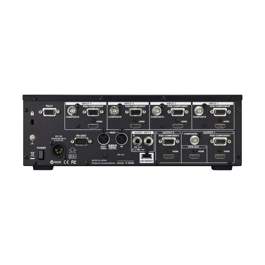 Roland V-40HD Multi-Format Video Switcher - Image 2