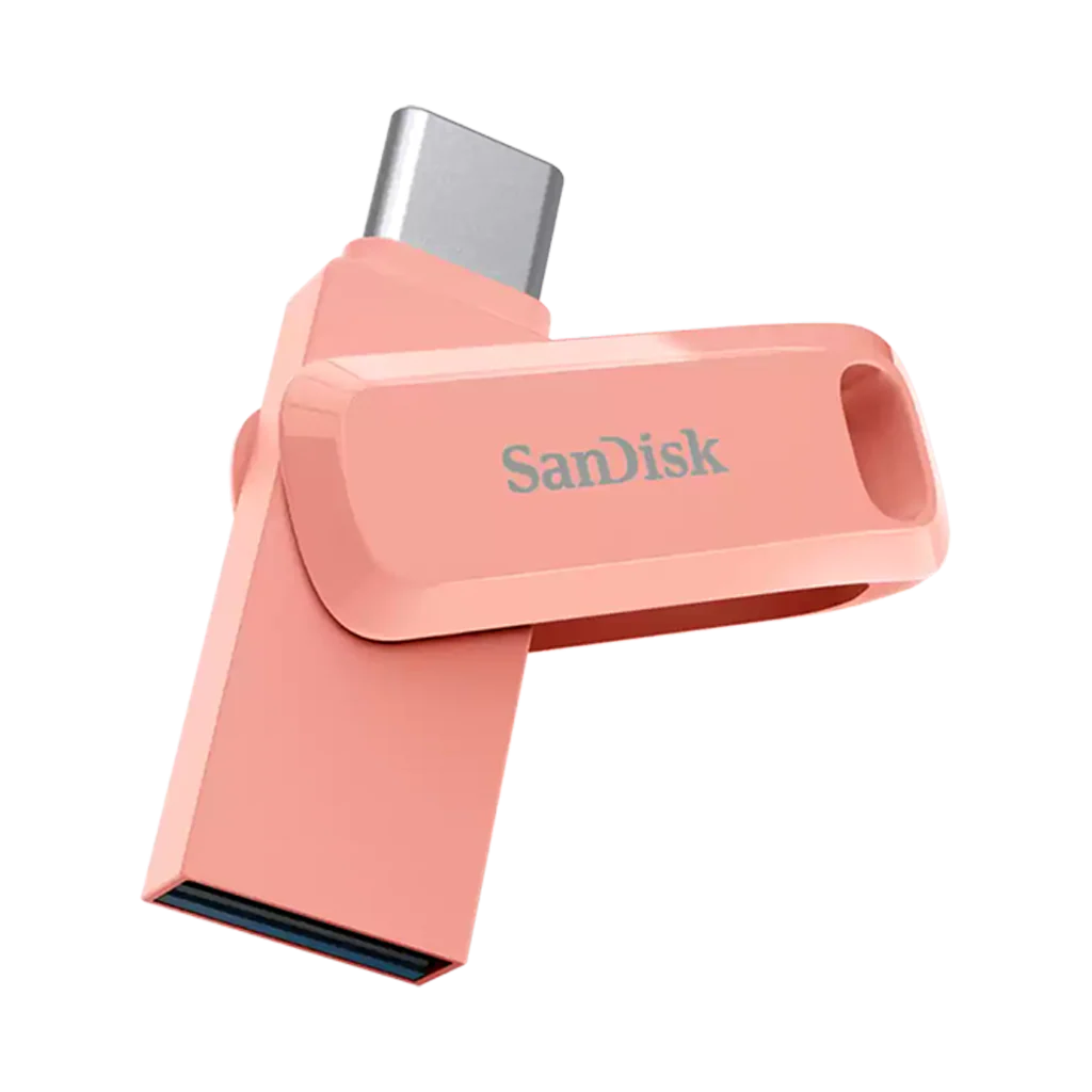 SanDisk 128GB Ultra Dual Drive Go USB Type-C (Peach Amber)