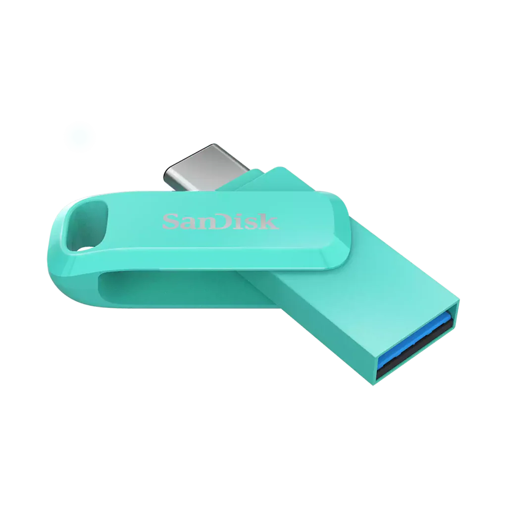 SanDisk 128GB Ultra Dual Drive Go USB Type-C (Tiffany Green)