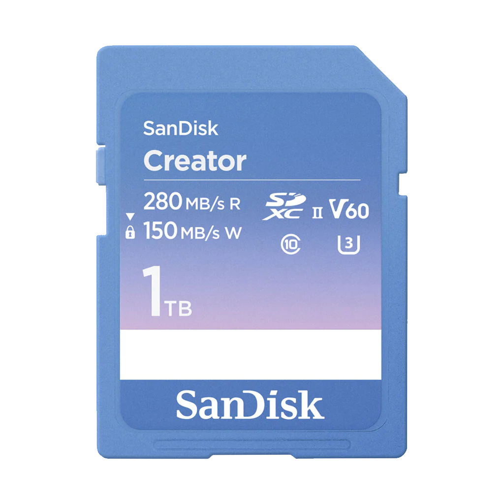 SanDisk 1TB Creator Series UHS-II SDXC Memory Card