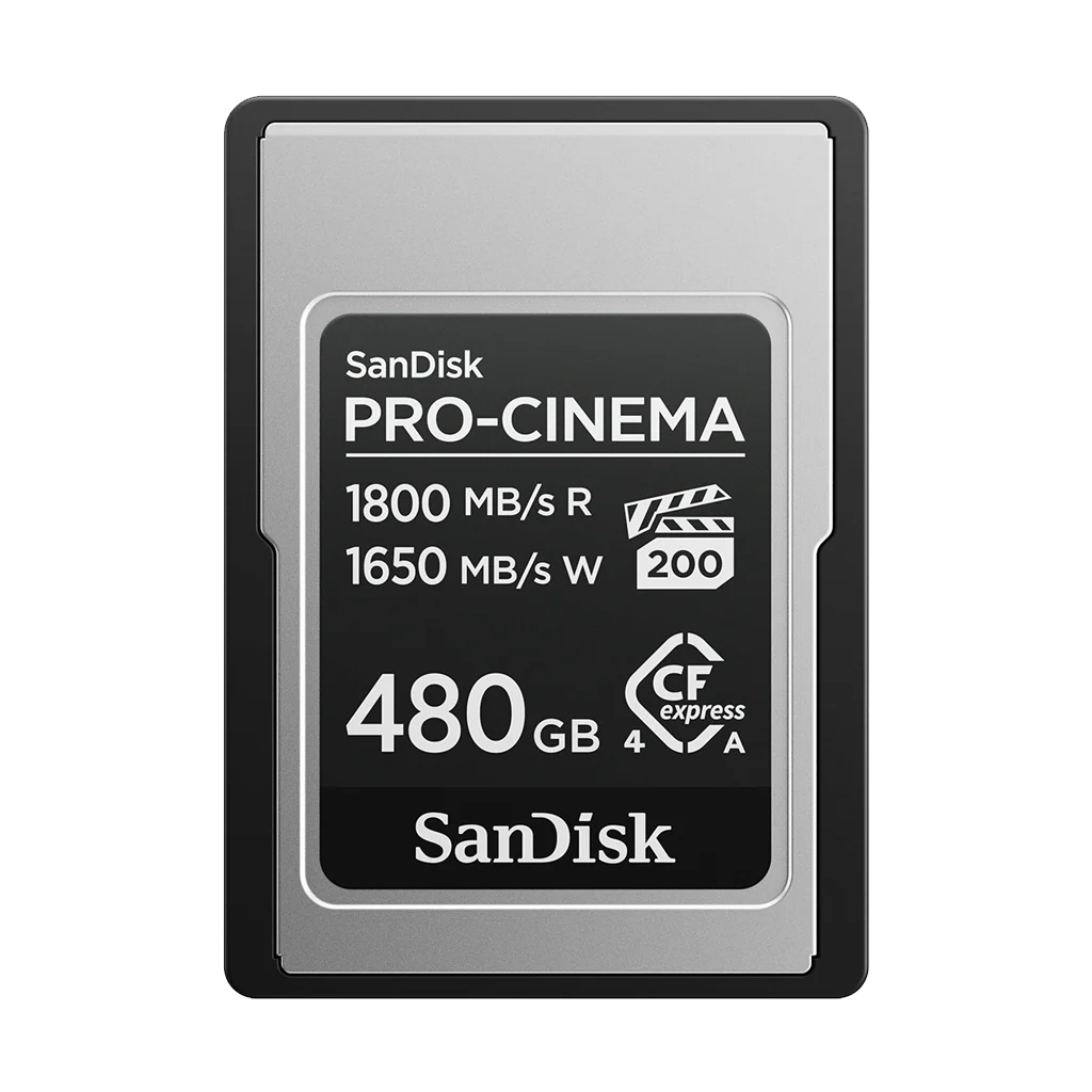 SanDisk 480GB PRO-CINEMA CFexpress Type A Memory Card