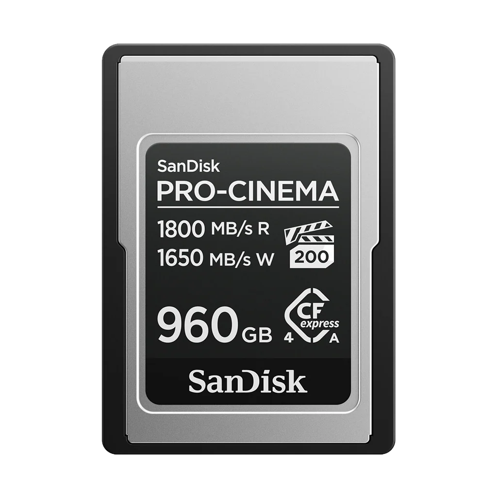 SanDisk 960GB PRO-CINEMA CFexpress Type A Memory Card