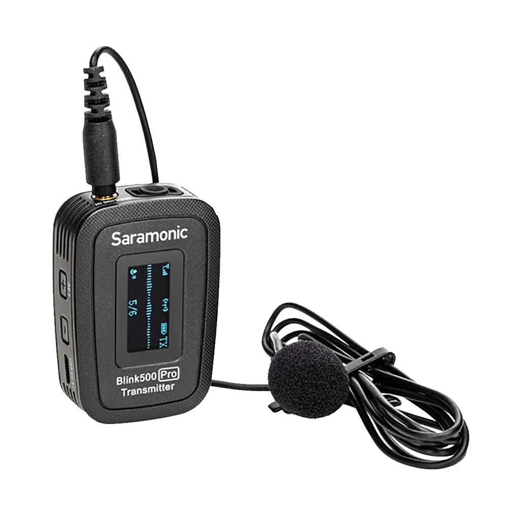 Saramonic Blink 500 Pro B1 Digital Camera-Mount Wireless Omni Lavalier Microphone System (2.4 GHz, Black) - Image 3