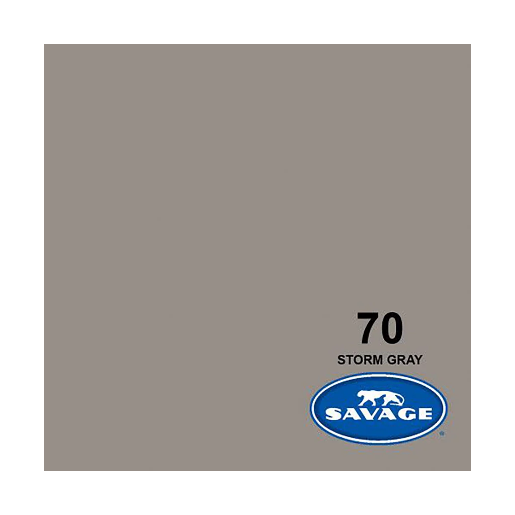 Savage Background Paper Storm Gray 70 (3.56m x 30m)