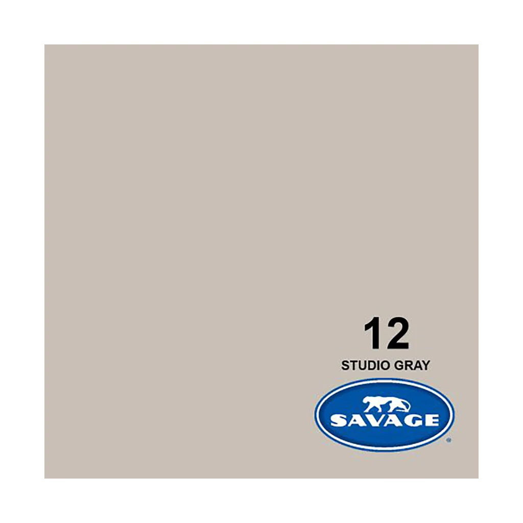 Savage Background Paper Studio Gray 12 (2.18m x 11m)